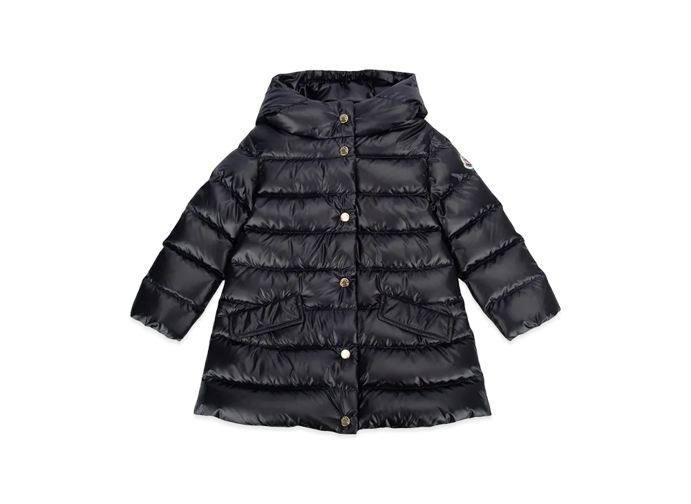 MONCLER Kids Ibida Long Coat "Dark Blue"