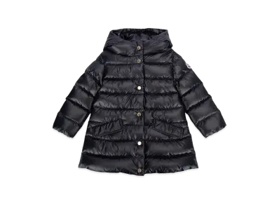 MONCLER Kids Ibida Long Coat "Dark Blue"