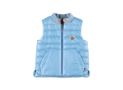 MONCLER Kids Down Vest "Blue"