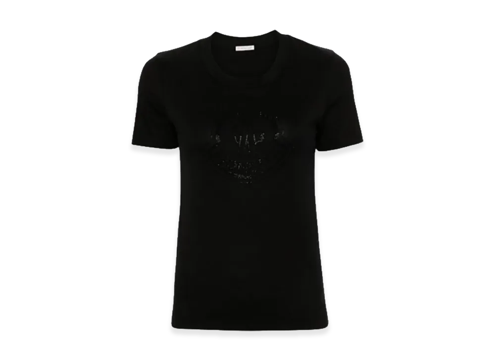 MONCLER Women's Cotton T-Shirt "Black"