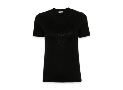 MONCLER Women's Cotton T-Shirt "Black"