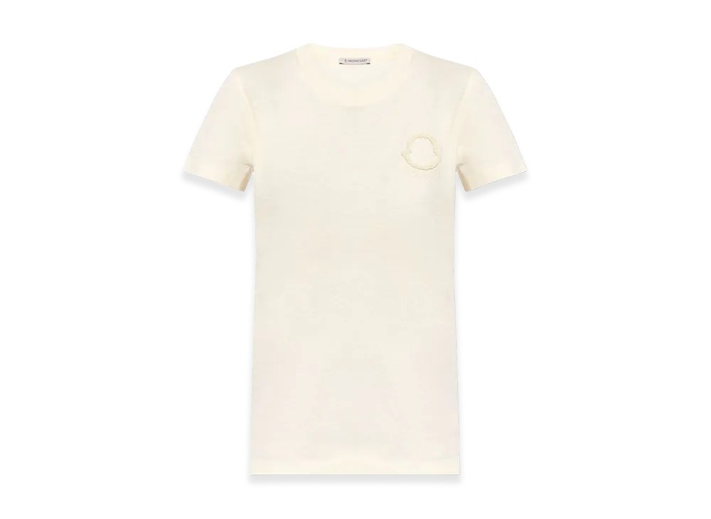 MONCLER Women's Cotton T-Shirt "Cream"