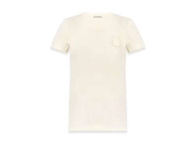 MONCLER Women's Cotton T-Shirt "Cream"