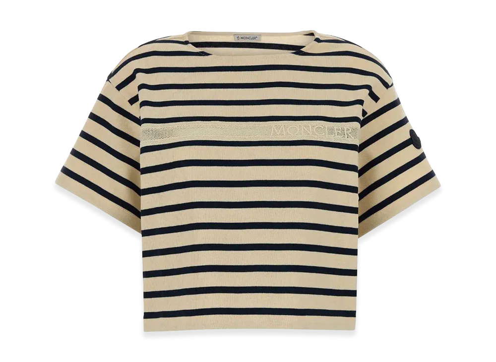 MONCLER Women's Embroidered Cotton Oversize T-Shirt "Multicolor"