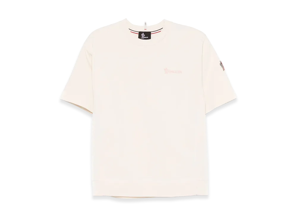 MONCLER Women's Grenoble Logo Cotton T-Shirt "White"