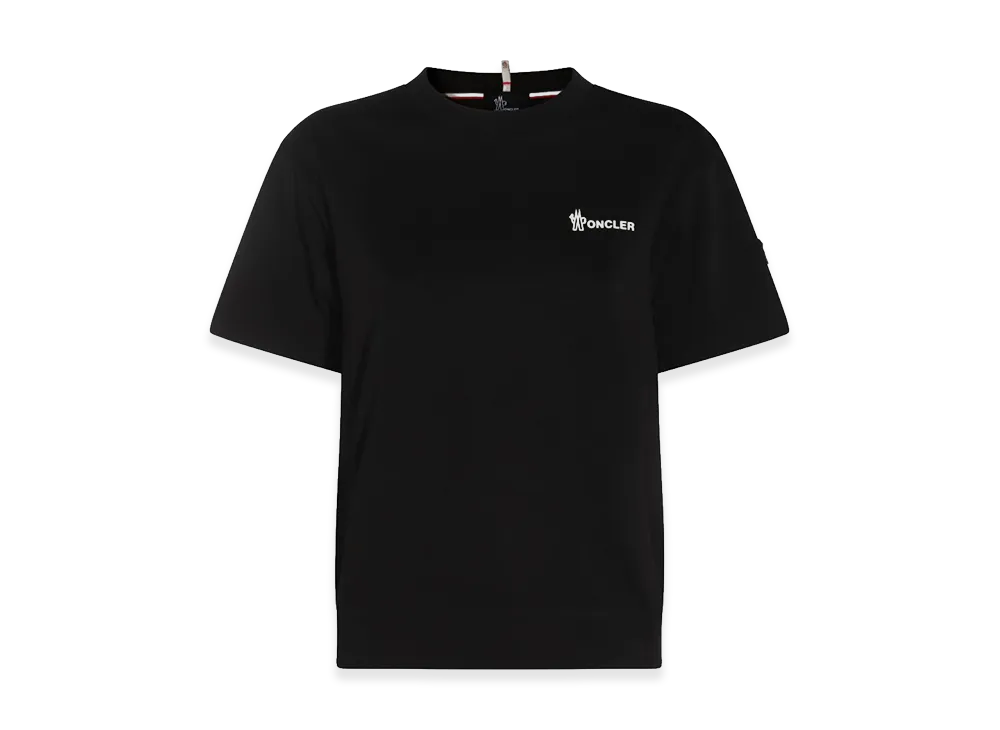 MONCLER Women's Grenoble Logo Cotton T-Shirt "Black"