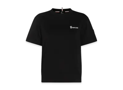 MONCLER Women's Grenoble Logo Cotton T-Shirt "Black"