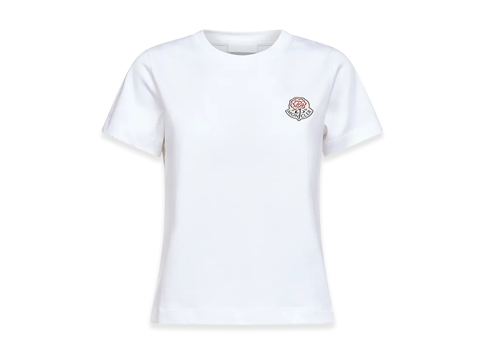 MONCLER Women's Logo Cotton T-Shirt "White"