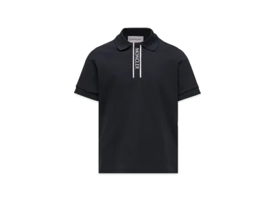 MONCLER Kids Logo Polo Shirt "Black"