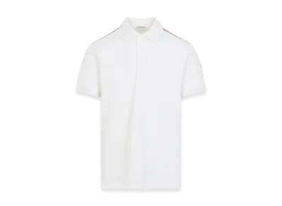 MONCLER Logo Polo Shirt "White"