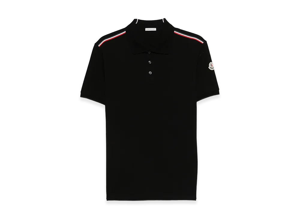 MONCLER Logo Polo Shirt "Black"