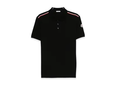 MONCLER Logo Polo Shirt "Black"