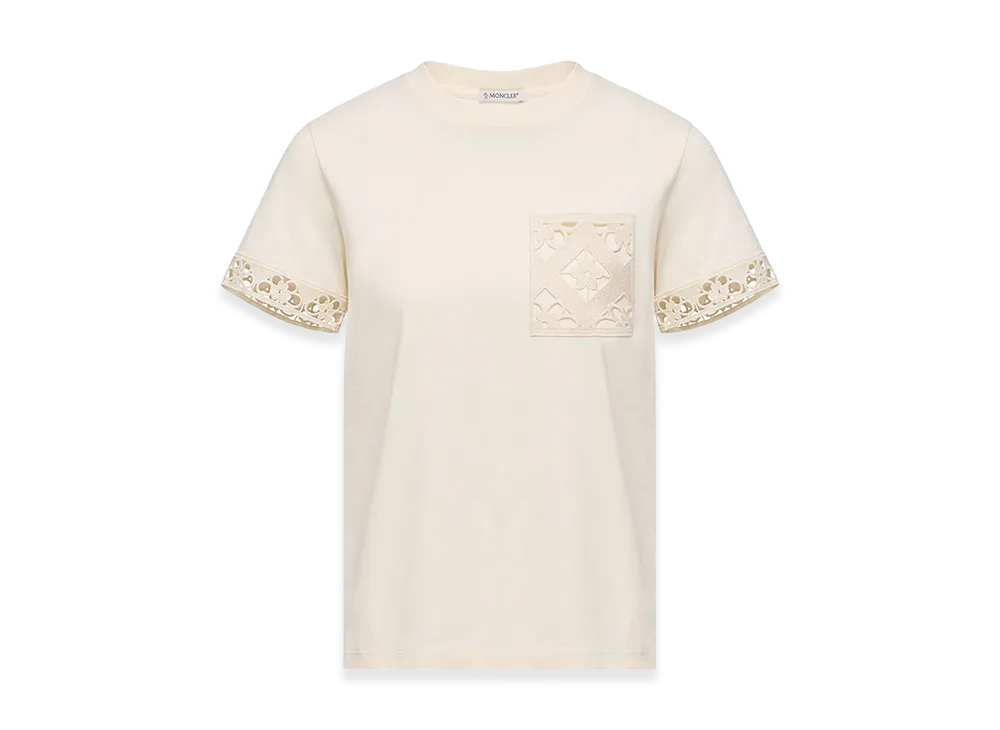 MONCLER Women's Short Sleeves T-Shirt "White"