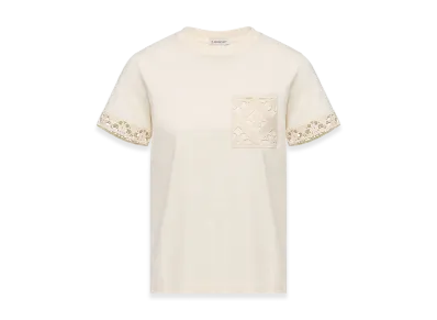 MONCLER Women's Short Sleeves T-Shirt "White"