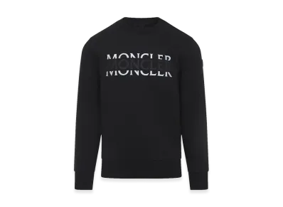 MONCLER Cotton Sweatshirt "Black"