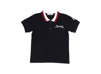 MONCLER Kids Polo Shirt "Dark Blue"
