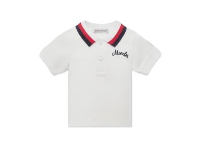 MONCLER Kids Polo Shirt "White"