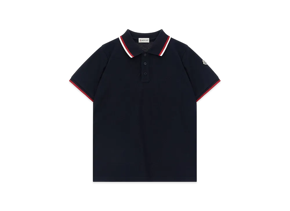 MONCLER Kids Polo Shirt "Dark Blue"
