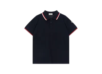 MONCLER Kids Polo Shirt "Dark Blue"