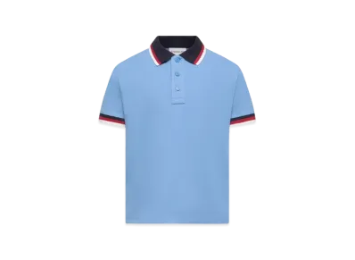 MONCLER Kids Polo Shirt "Blue"