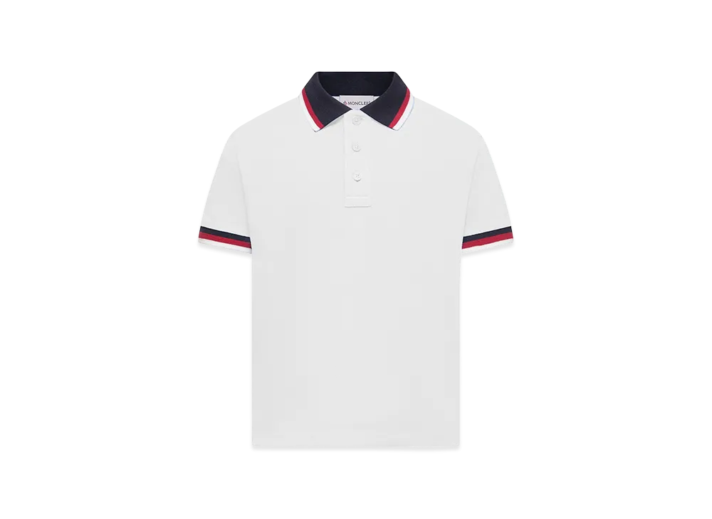 MONCLER Kids Polo Shirt "White"