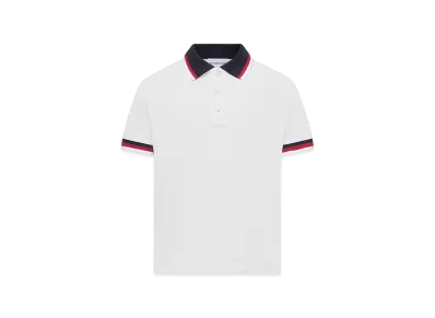 MONCLER Kids Polo Shirt "White"