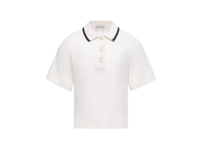 MONCLER Kids Polo Shirt "White"
