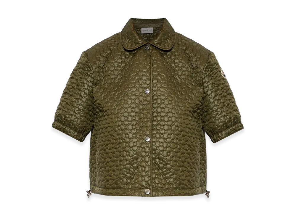MONCLER Women's Short Sleeve Jacket "Green"