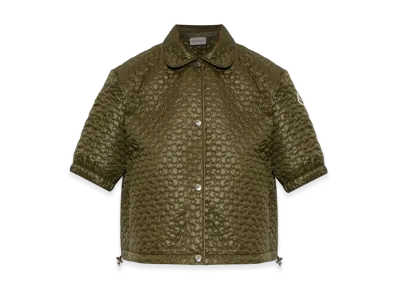 MONCLER Women's Short Sleeve Jacket "Green"