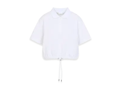 MONCLER Women's Short Sleeves Polo Shirt "White"