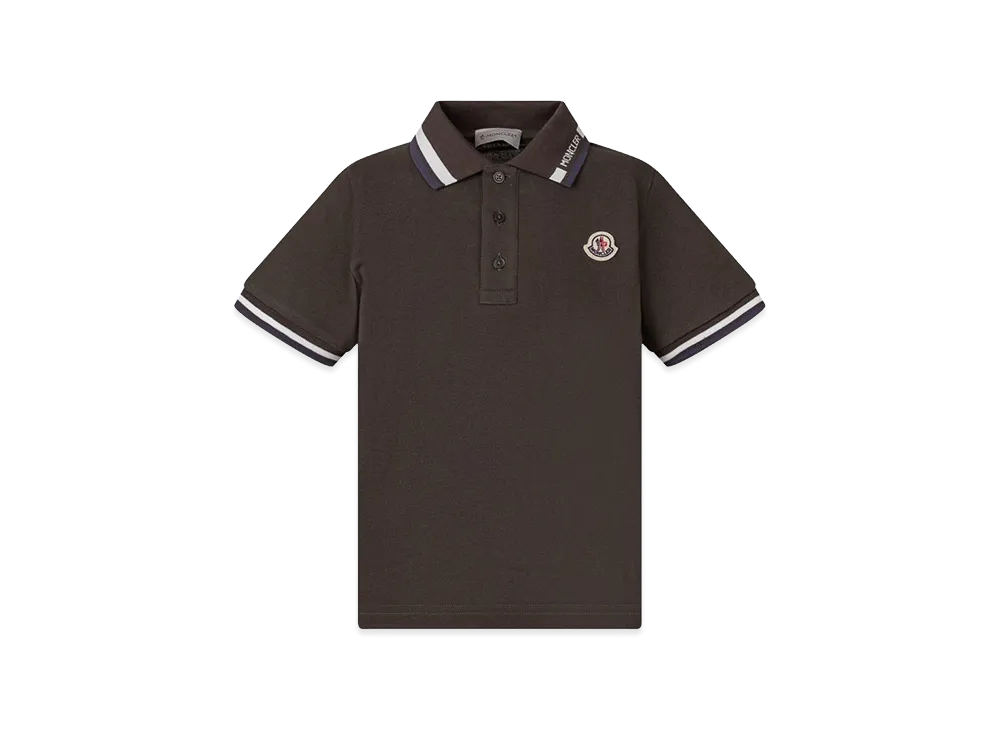 MONCLER Kids Polo Shirt "Brown"