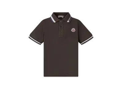 MONCLER Kids Polo Shirt "Brown"