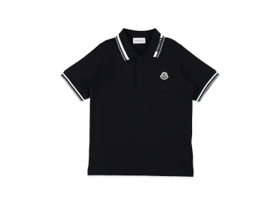 MONCLER Kids Polo Shirt "Black"