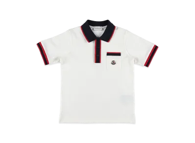 MONCLER Kids Polo Shirt "White"