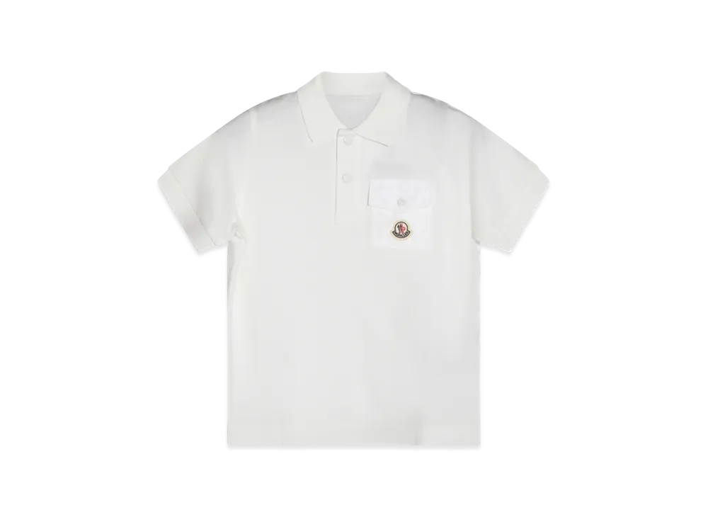 MONCLER Kids Polo Shirt "White"