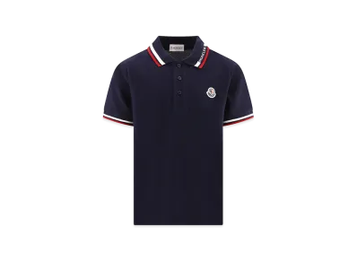 MONCLER Kids Polo Shirts "Dark Blue"