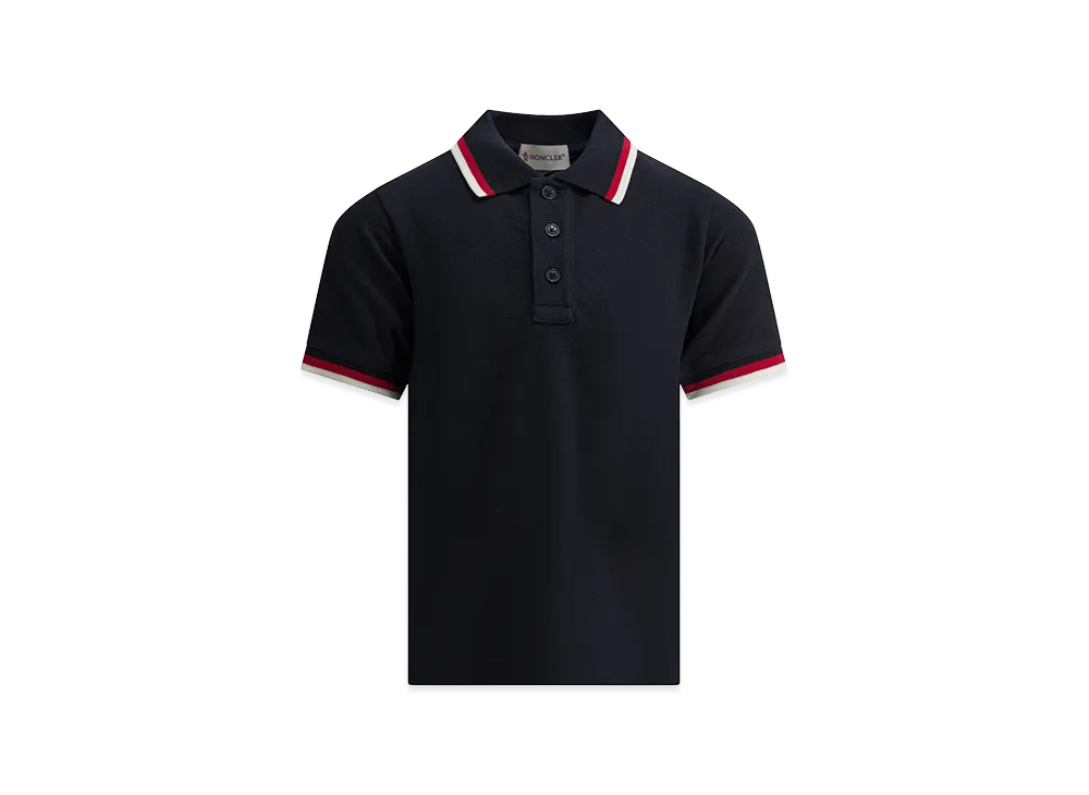 MONCLER Kids Polo Shirts "Dark Blue"
