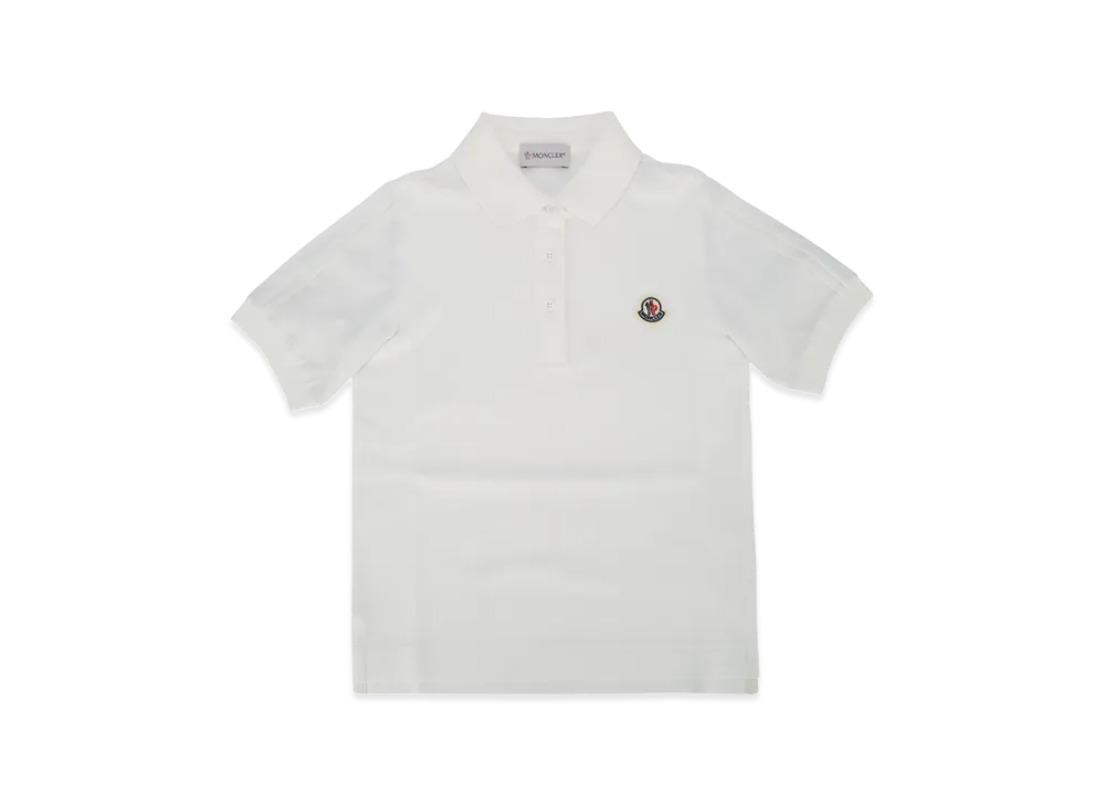 MONCLER Kids Polo Shirt "White"