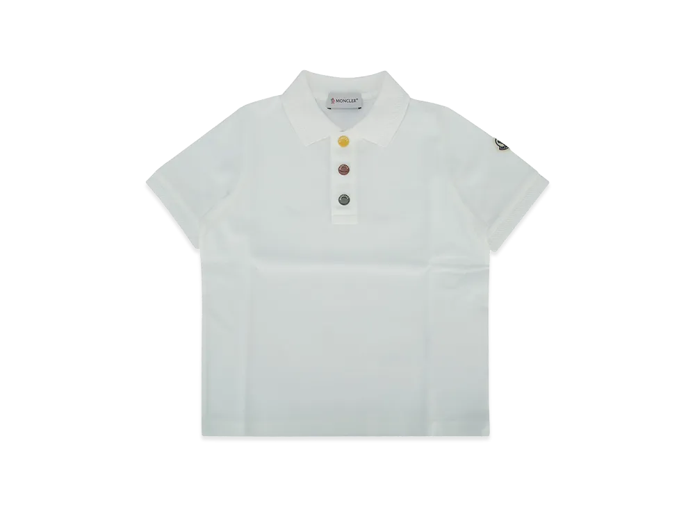 MONCLER Kids Polo Shirt "White"