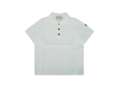 MONCLER Kids Polo Shirt "White"