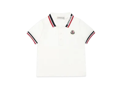 MONCLER Kids Polo Shirt "White"