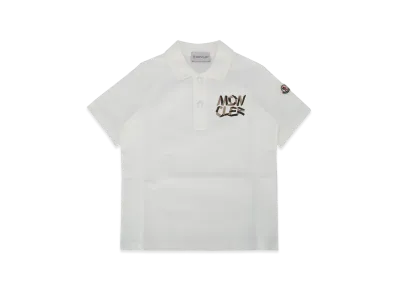 MONCLER Kids Polo Shirt "White"