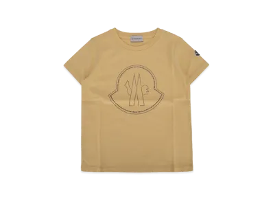 MONCLER Kids SS T-Shirt "Beige"