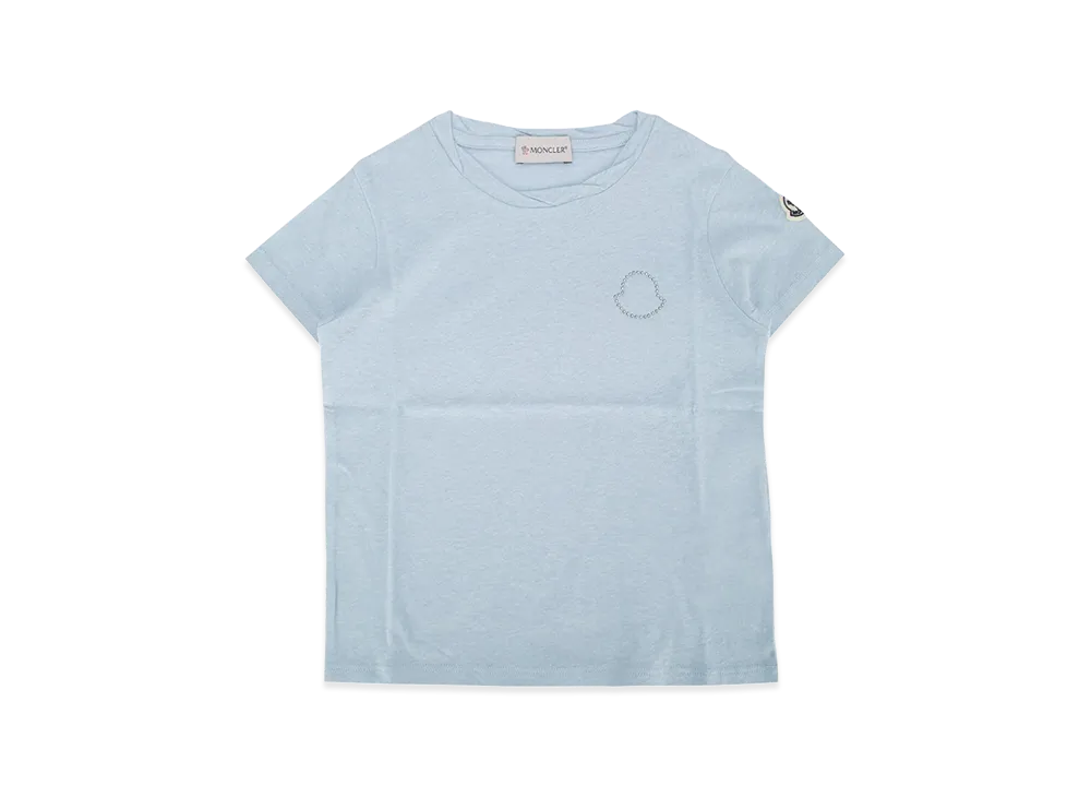 MONCLER Kids SS T-Shirt "Light Blue"