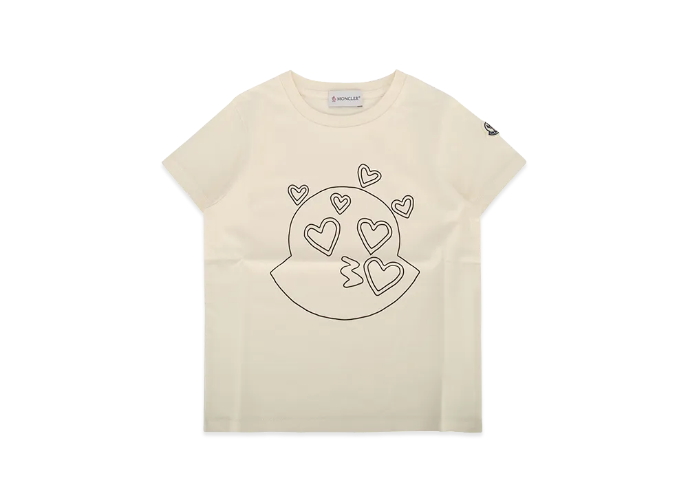 MONCLER Kids SS T-Shirt "White"