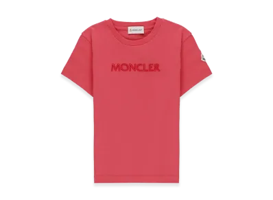 MONCLER Kids T-Shirt With Logo "Pink"
