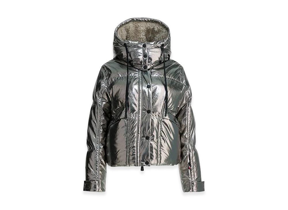 MONCLER Women's Calaque Ski Jacket "Silver"