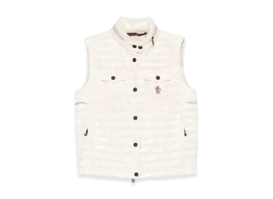 MONCLER Women's Grenoble Gumiane Down Gilet "White"