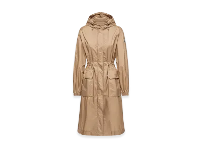 MONCLER Women's Hiengos Hooded Parka Coat "Beige"