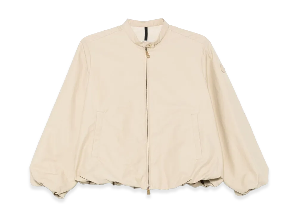 MONCLER Women's Cotton Blend Gruissan Jacket "Sand Beige"